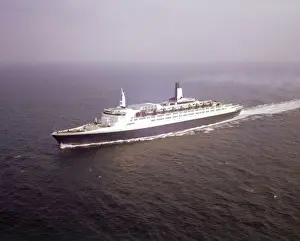 Kreuzfahrtschiffe Drucke: THE QE2
