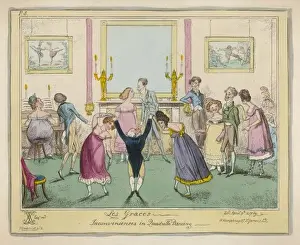 Regency Era Art Prints Drucke: Quadrille Inconveniences