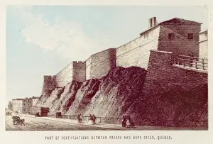 Fortified City Walls Drucke: Quebec / Fortifications