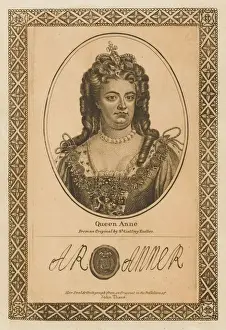 17th Century Portraits UK Drucke: QUEEN ANNE