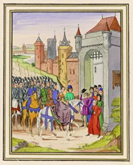 Malerei Drucke: Königin Isabella, 1327