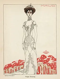 Drucke von Königin Maud von Norwegen Ehefrau des Königs Haakon VII Tochter von Eduard VII von England Maud Drucke: Königin Maud von Norwegen