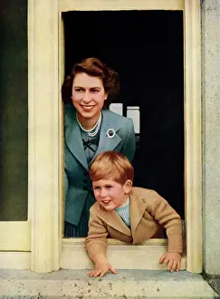 Lizenzgebühren Drucke: Die Königin und Prinz Charles