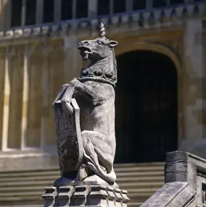 Ein Königskameel im Schloss von Windsor, Windsor, Großbritannien. Datum: um die 1980er Jahre