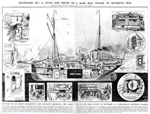 Antarctic Expedition History Drucke: The Quest, 1921