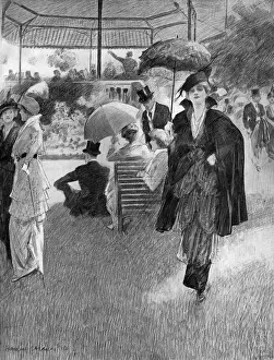 Horseracing Spectators Drucke: The Quieter Side of Ascot