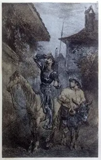 Classic Literature Book Covers Drucke: Quixote Seeks Dulcinea