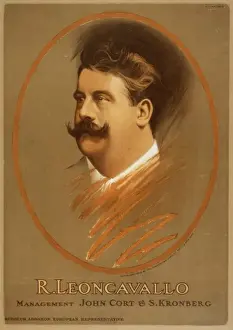 Vintage Opera Posters Drucke: R. Leoncavallo