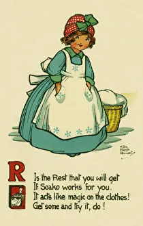 Early 20th Century Soap Ads Drucke: R is the Rest that you will get