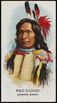 Sioux Tribe History Drucke: Racial / Red Cloud / Sioux