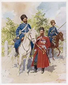 Eastern European Culture Drucke: Racial / Russian Cossacks