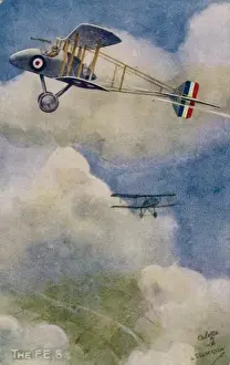 Historical Flight Planes Drucke: RAF F E 8
