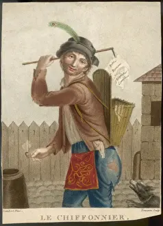 19th Century Street Scene Drucke: Rag-And-Bone Man