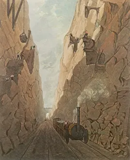 Liverpool Manchester Railway History Drucke: Rail / Olive Mount / 1831