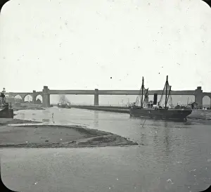 Bahnbrücke in Runcorn