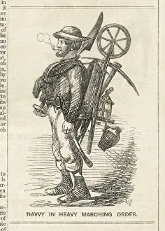 Drucke von Ironischer Blick auf einen Navigatoren oder Navvys Navigator Drucke: Railway-Navigator
