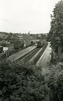 Railway Stations In England Drucke: Railway Station, Unknown location