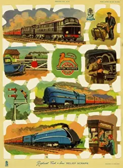 Abandoned Railway Stations UK Drucke: Railways scraps