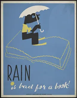 Regen ist schlecht für ein Buch