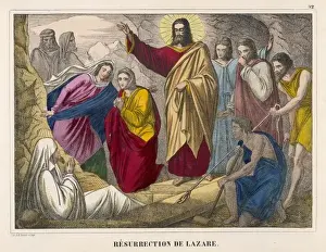 Christian Art Prints Online Drucke: He Raises Lazarus