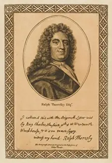 Antique Print Collector Drucke: Ralph Thoresby