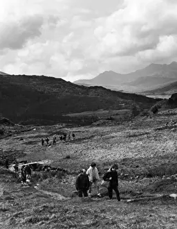 Welsh Mountains Landscape Drucke: Rambling in Wales