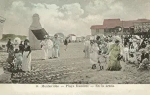 South American Beaches Drucke: Ramirez Beach - Montevideo - On the Sand