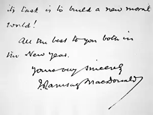 Ramsay Macdonald Drucke: Ramsay Macdonald Writing