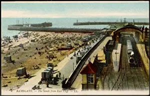 Kent Coastline Views Drucke: Ramsgate Sands