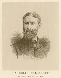 Drucke von Randolph Caldecott, Illustrator und humorvoller Künstler Randolph Caldecott Drucke: Randolf Kaldedot