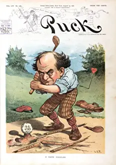 William Jennings Bryan Cartoon Drucke: A rank foozler