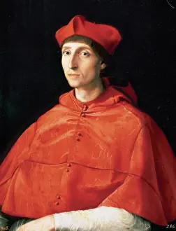 Raphael (1483-1520). Porträt eines Kardinals