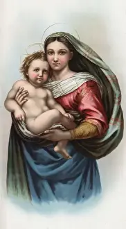 Christian Art Prints Online Drucke: Raphaels Madonna
