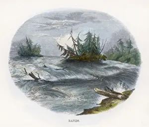 North America Water Features Drucke: Rapids (Whimper)