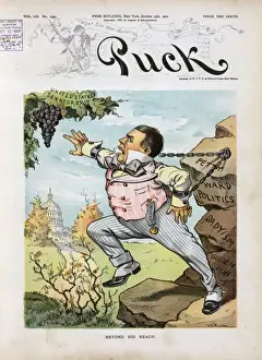 Puck Magazine Art Drucke: Beyond his reach