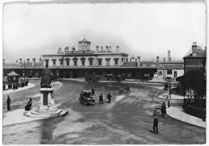 Vintage Railway Stations UK Drucke: READING - 1910