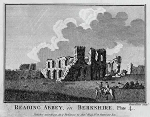 Berkshire Drucke: Bedeutungsgemeinschaft Reading Abbey, Oxfordshire