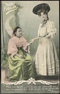 Fortune Telling Drucke: Reading Palm Right