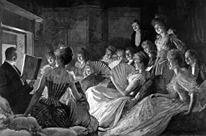 Victorian Era Communications Drucke: Reading a Story