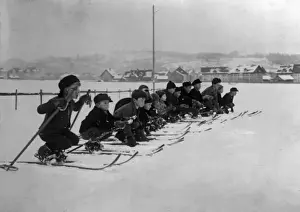 Winter Sport Photography Drucke: Ready, Steady, Ski