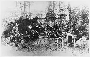 Historical War Images Drucke: Red Partisans in Siberia
