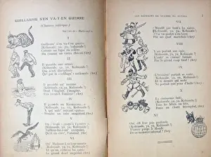 Larousse Drucke: Refrains de la guerre du Botrel – Nr. 202