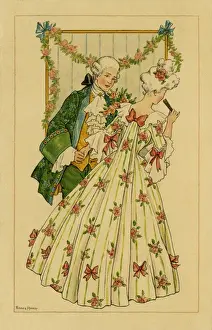 Florence Hardy Art Drucke: Regency couple