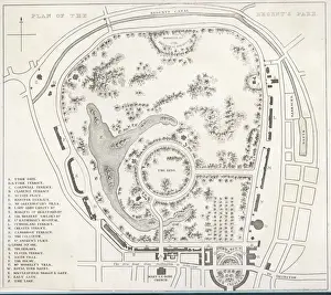 Regents Park Plan C1830