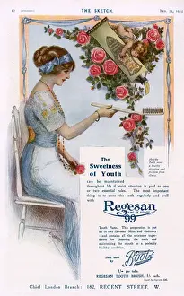 Anzeigen für Regesan Zahnpasta, 1914