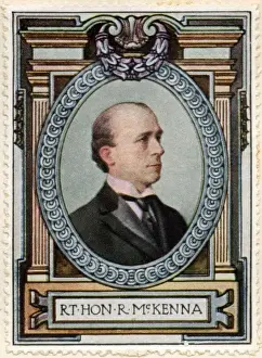 Home Secretary UK Drucke: Reginald McKenna / Stamp