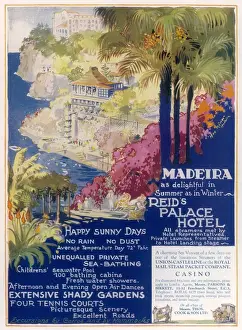 Advert für das Reids Palace Hotel
