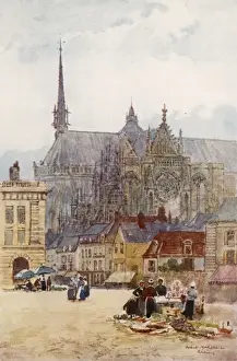 Notre Dame De Reims Drucke: Reims Cathedral