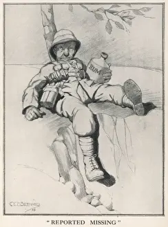 World War I Images Drucke: Reported Missing