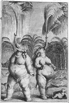 Historical Fantasy Art Drucke: Restif - Elephantmen